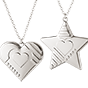 2019 Chain Ornament: Heart & Star