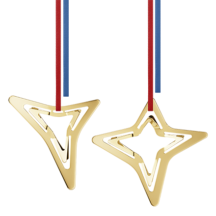 2021 Annual Holiday Ornament - Three and Four Point Star