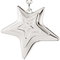 2021 Chain Ornament: Four and Five Point Star, Palladium