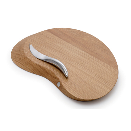 Forma Cheese Board and Knife