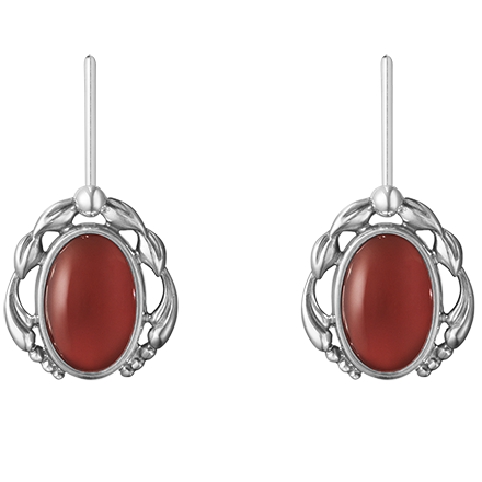 Oxidised Sterling Silver with Carnelian