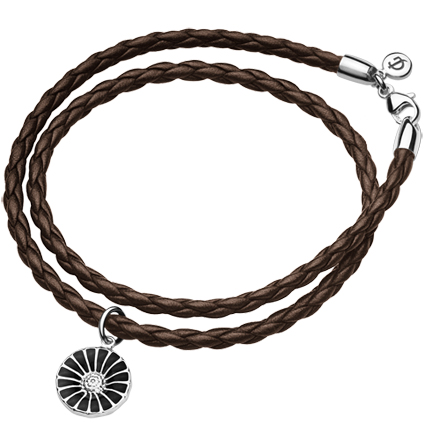 Daisy Leather Cord Bracelet