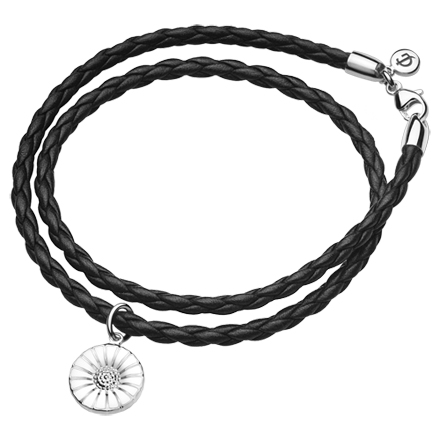 Daisy Leather Cord Bracelet