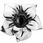 Flower ring - Black Agate
