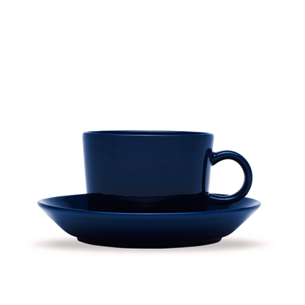 Coffee Cup & Saucer - Blue