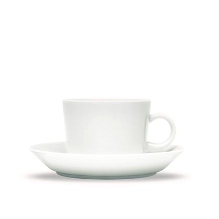 Coffee Cup & Saucer - White