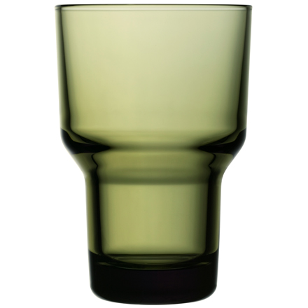 Wine Glass - Moss Green