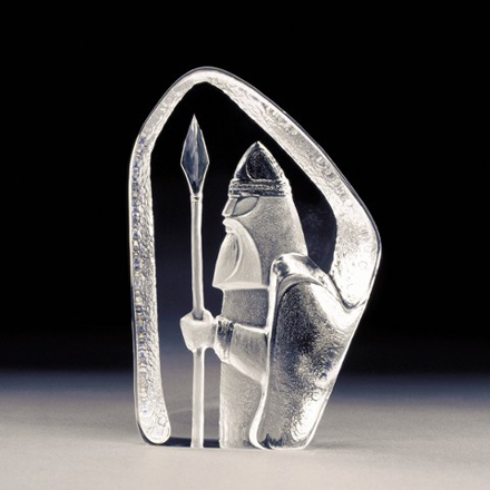 Crystal Viking  with Spear