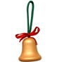 Gold Bell Ornament 